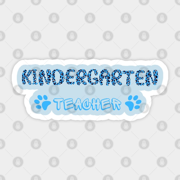 KINDERGARTEN TEACHER Sticker by Mindy Store